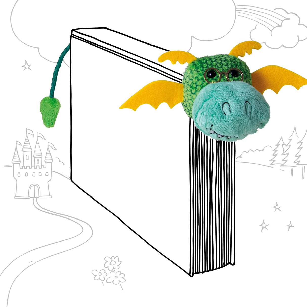 Dragon Book-Tail Bookmark