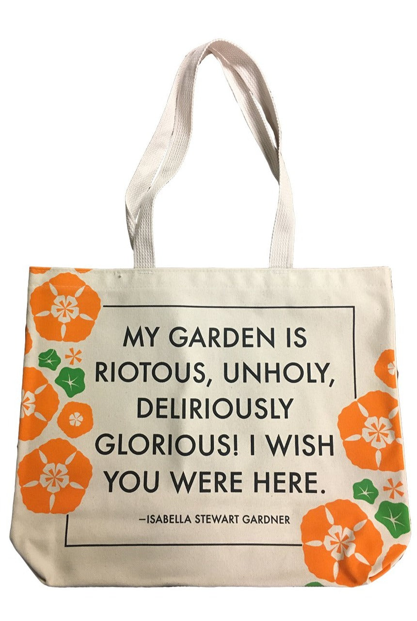 Gardner Quote Canvas Tote