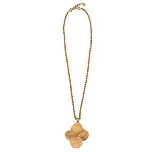 Hydrangea 18" Pendant Necklace