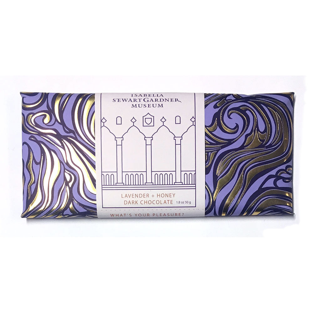 Lavender and Honey Dark Chocolate Bar