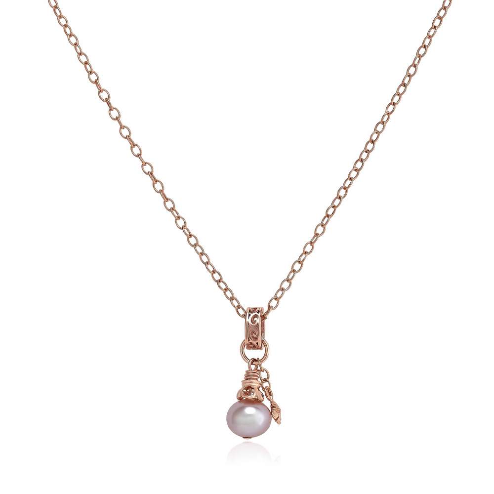 Cher 3 Strands Lavender Round Pearl Necklace | Kajal Naina