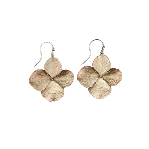 Hydrangea Large Drop Earrings