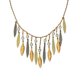 Leaf & Bud Statement Necklace