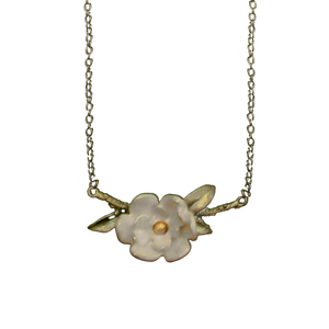 Magnolia 16" Branch Pendant Necklace