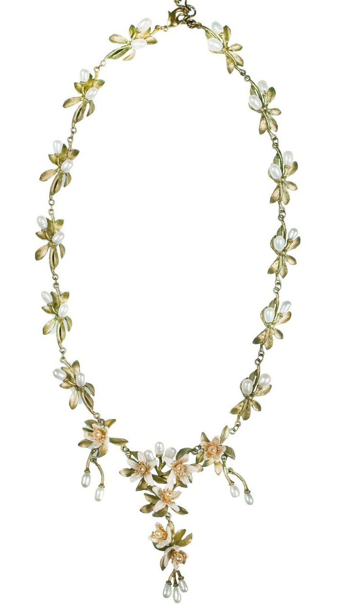 Orange Blossom Statement Necklace