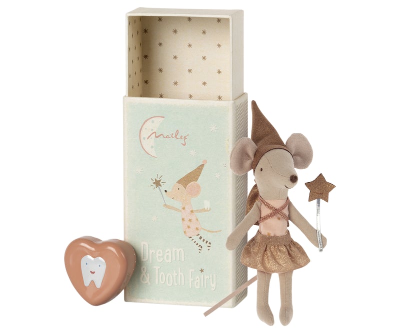 Tooth Fairy Mouse in Matchbox