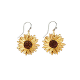 Sunflower Wire Earrings