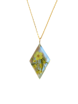 Yellow Poppies Diamond Necklace